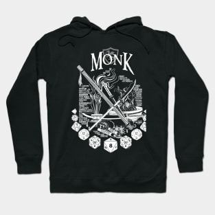 RPG Class Series: Monk - White Version Hoodie